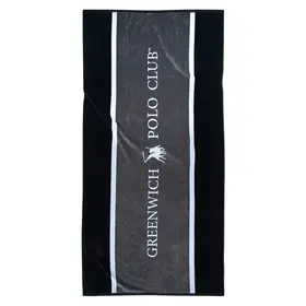 GREENWICH POLO CLUB ΠΕΤΣΕΤΑ ΘΑΛΑΣΣΗΣ 90Χ180 3865 BLACK, GREY