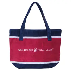 Τσάντα Θαλάσσης 55x40 greenwich polo club essential 3864 Κόκκινο/Λευκό/Μπλε 100% Βαμβάκι