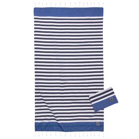 GREENWICH POLO CLUB ΠΕΤΣΕΤΑ-ΠΑΡΕΟ & ΝΕΣΕΣΕΡ 3828 ΛΕΥΚΟ, ΜΠΛΕ