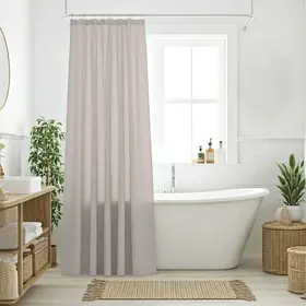 Das Home Κουρτινα Μπανιου 200x180 0808 Taupe