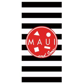 MAUI 5829 ΠΕΤΣΕΤΑ ΘΑΛΑΣΣΗΣ 75Χ150 ΚΟΚΚΙΝΟ, ΜΑΥΡΟ