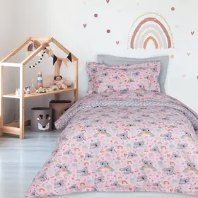 Das Kids σετ Σεντονια Μονα 4934 Grey, Pink