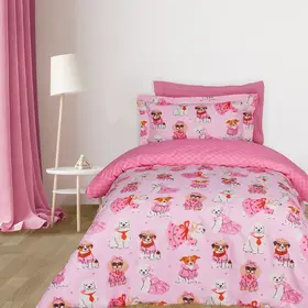 Das Kids σετ Σεντονια Μονα 4938 Pink