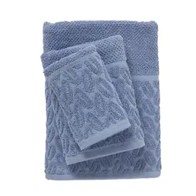 Das Home σετ Πετσετες 3τεμαχιων Best 0783 Blue
