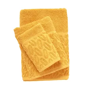 Das Home σετ Πετσετες 3τεμαχιων Best 0784 Ochre