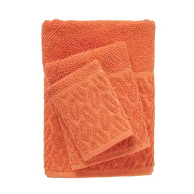 Das Home σετ Πετσετες 3τεμαχιων Best 0787 Coral