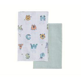 ΒΡΕΦΙΚΑ ΣΕΤ ΣΕΝΤΟΝΙΑ ΛΙΚΝΟΥ 2ΤΜΧ ALPHABET MONSTER  NEF-NEF HOMEWARE