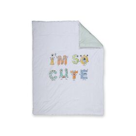 ΒΡΕΦΙΚΟ ΚΟΥΒΕΡΛΙ ALPHABET MONSTER 110Χ140 NEF-NEF HOMEWARE