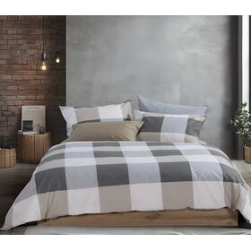 ΣΕΤ ΣΕΝΤΟΝΙΑ ΒΑΜΒΑΚΕΡΑ ΔΙΠΛΑ CASUAL CHECK 200Χ270 NEF-NEF HOMEWARE