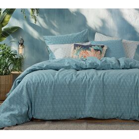 ΣΕΤ ΣΕΝΤΟΝΙΑ ΒΑΜΒΑΚΕΡΑ ΜΟΝΑ SORENTO BLUE 170X270 NEF-NEF HOMEWARE