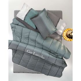 Παπλωματοθήκη Dallas Aqua 225x245 guy Laroche Grey top Μicrosuede - Bottom Cotton
