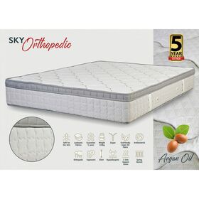 Στρώμα Ύπνου Μονό ks Strom sky Orthopedic Arganoil με Ανώστρωμα 90x200x30cm (Πλάτος έως 90cm)