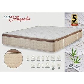 Στρώμα Ύπνου Μονό ks Strom sky Orthopedic Bamboo με Ανώστρωμα 90x190x30cm (Πλάτος έως 90cm)