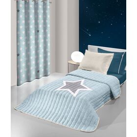 Κουβερλί Pirineo Blue 160x230 Saint Clair  100% Pol.- Microfiber