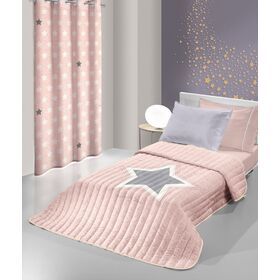 Κουβερλί Pirineo Pink 160x230 Saint Clair  100% Pol.- Microfiber