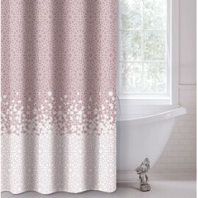 Κουρτίνα Μπάνιου Abstract des 117 Pudra με Κρίκους 240x185 Saint Clair  100% Polyester
