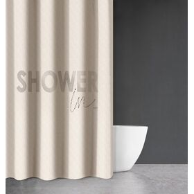 Κουρτίνα Μπάνιου Abstract des 111 με Κρίκους 180x200 Saint Clair  100% Polyester