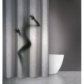Κουρτίνα Μπάνιου zen Body des 810 με Κρίκους 180x200 Saint Clair  100% Polyester