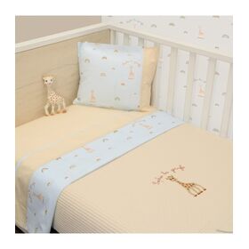 Κουβέρτα Πικέ Κούνιας 100x140 Design 504 Sophie la Girafe