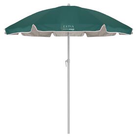 Estia Ομπρελα Θαλασσης Teal Green με Προστασια upf 50+ Μεταλλικη 1.8m
