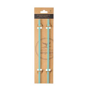 Estia Ανταλλακτικα Καλαμακια Straw Tumbler xl 900ml Bermuda Green 2 τεμ