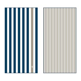 Πετσέτα Θαλάσσης med 03 (1+1) Feel and Touch  83% Polyester - 17% Polyamide
