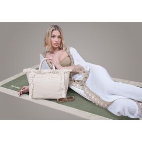 Τσάντα Χειρός Caribbean Ammos Feel and Touch  100% Cotton