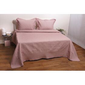 Σετ Κουβερτώριο Ημίδιπλο 160x240 Olivia Blush Pink