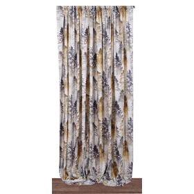 Κουρτίνα με Τρέσα 140x270 Forest Beige