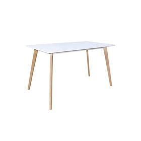 Τραπέζι Οξυά Φυσικό / mdf Άσπρο 120x70 h.75cm zww martin  Ε7101,1