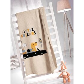 Κουβέρτα Ultrasoft Doggy Blue 160x220 Saint Clair  100% Polyester