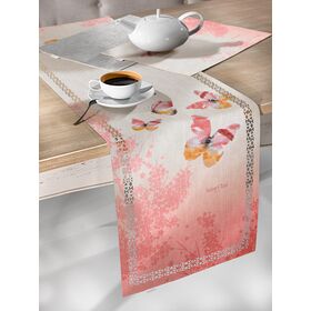 Τραβέρσα 2044 Coral Laser cut 40x160 Saint Clair  100% Ποληεστερα