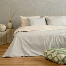 Παπλωματοθηκη Μονη Nika Light Blue Casual Line (165x245)