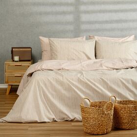 Παπλωματοθηκη Μονη Nika Ecru/beige Casual Line (165x245)