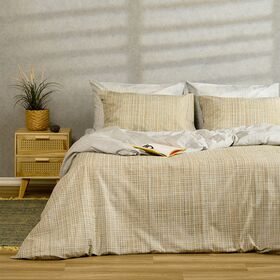 Παπλωματοθηκη Μονη Mateo Grey Casual Line (165x245)