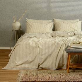 Παπλωματοθηκη Μονη Layla Beige Casual Line (165x245)