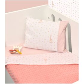 Κουβέρτα Κούνιας Διπλής Όψης Minky Sophie la Girafe σχ 502