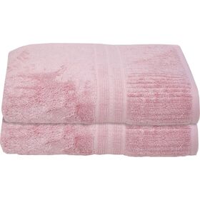 Πετσέτα Σώματος 70x140 anna riska modal 2 blush pink​ cotton