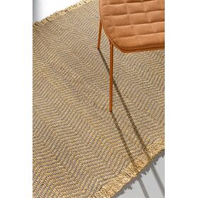 Χαλί Zigk Zagk Taupe 140x200 guy Laroche  50% Jute - 50% Cotton