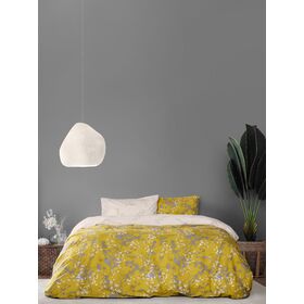 Σετ Σεντόνια Μονά με Λάστιχο - Cicely Mustard Beige Kocoon Home