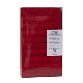 Σετ 3 Πετσέτες Χεριών 30x50 Συσκευασία Δώρου spa 7 red