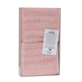 Σετ 3 Πετσέτες Χεριών 30x50 Συσκευασία Δώρου spa 5 Blush Pink