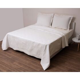 Κουβέρτα Polycotton Ημίδιπλη 170x260 Δήλος Εκρού