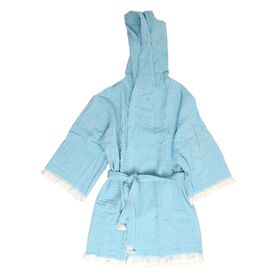 Μπουρνούζι Μουσελίνα Small/medium Adelina 1 Blue