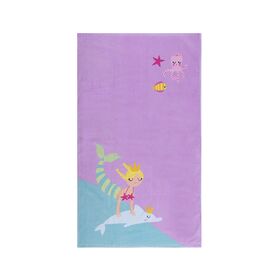 Παιδική Πετσέτα Θαλάσσης 70x120cm Βαμβάκι nef-nef mermaid having fun 035735
