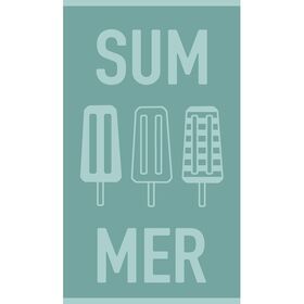 Παιδικη Πετσετα Θαλασσης Summer Aqua (70χ120)
