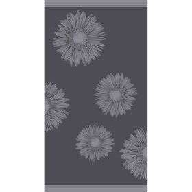 Πετσετα Θαλασσης Flower Dark Grey (86χ160)