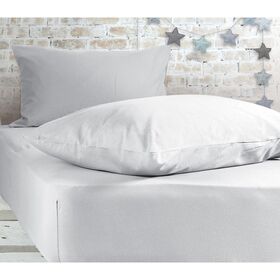 Σεντόνι king size Μεμονωμένο Με Λάστιχο 180x200+35cm​ Βαμβάκι nef-nef jersey/ white 029421
