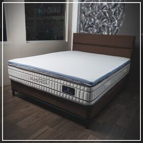 Ανώστρωμα  Υπέρδιπλο 150x190x4εκ. como  με Αποσπώμενο Κάλυμμα με cool gel