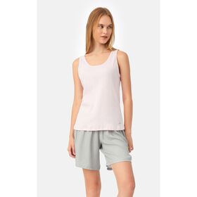 Γυναικεία Πυζάμα minerva dots l Ροζ- Γκρι 90-52552